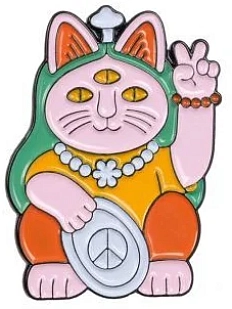 Металлический значок Barking Store «Хиппи»