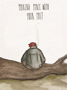 Открытка «Making heace with your past»