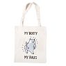 Шоппер «My booty my rules», белый, превью фото 1