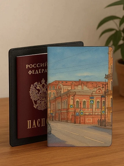 Обложка на паспорт DARI DARI «Особняк Мясникова, Санкт-Петербург», искусственная кожа, фото 2.