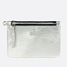 Дорожный кошелек ручной работы, Kokosina bags, натуральная кожа, серебристый, превью фото 1
