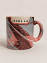 Кружка ручной работы Тата вытворяет/NF ceramics «Доброе утро, любовь моя», розовая, керамика, 440 мл, превью фото 2