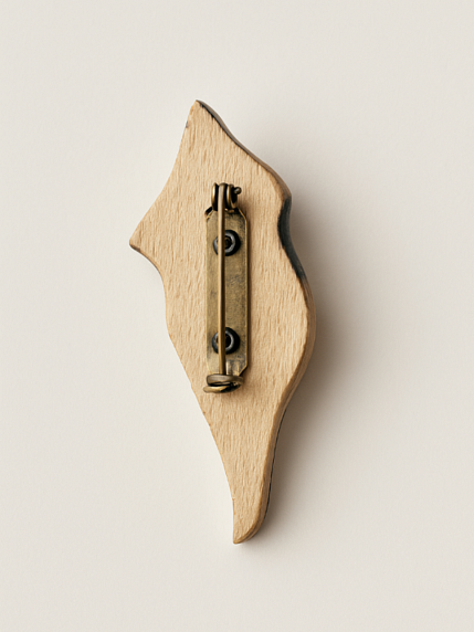 Брошь «Свиристель», фото 3.