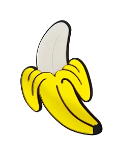 Брошь Monolama «Открытый банан», желтый