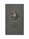 Брошь ручной работы Bulygin «Кофейник», фарфор, чёрно-золотистая, превью фото 2