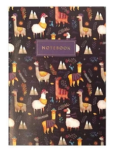 Тетрадь нелинованная «Lamas», А5