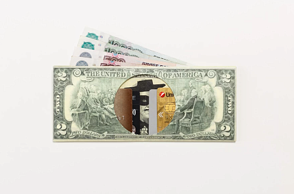 Кошелёк «New Dollar»,зелёный, фото 2.