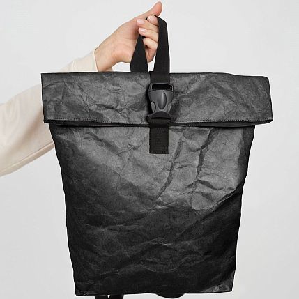 Рюкзак Ranzel Bags «Rolly Black», тайвек, чёрный, фото 3.