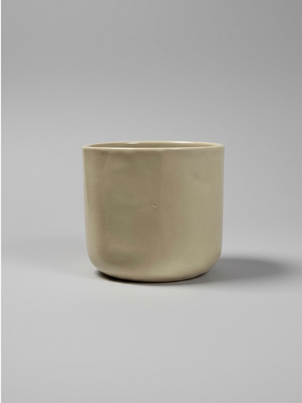 Стакан ручной работы с надписью «Wabi-sabi», бежевый, керамика, 350 мл, фото 3.
