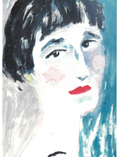 Открытка Максим Савва «Анна Ахматова №2», А6