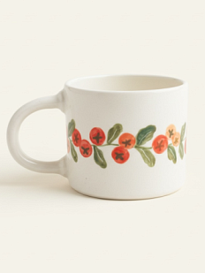 Кружка ручной работы Yellowscoop «Помидорки черри», керамика, 250 мл