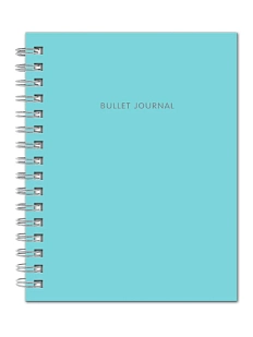 Блокнот-органайзер Bullet Journal, голубой, А5