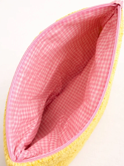 Мини-кошелёк ручной работы АМИ (Ami lé sac), жёлтый, махровый, фото 2.