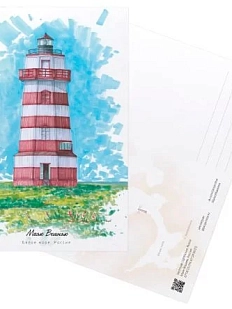 Открытка «Маяк Вешняк», А6