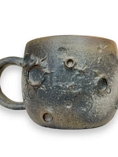 Кружка ручной работы «Луна», чёрно-коричневая, керамика, 360 мл