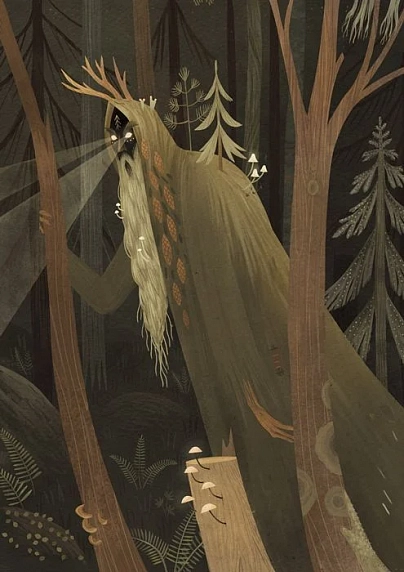 Открытка «Леший», Дворникова Александра, фото 1.