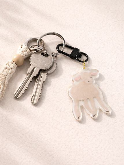 Брелок «Овечка», 5 см, фото 3.