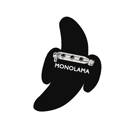 Брошь Monolama «Открытый банан», желтый, фото 3.