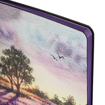 Блокнот «Violet» в клетку, А5, 80 листов, фиолетовый, фото 4.