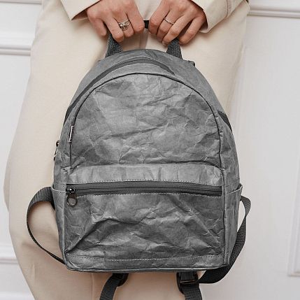 Рюкзак Ranzel Bags «Latifa Grey», тайвек, серый, фото 2.
