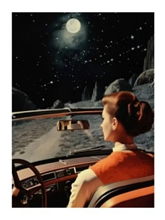 3D Стикер на телефон «За рулем», черный, объёмный