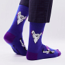 Носки «Лучшее в мире привидение с мотором», р-р 38-41, фиолетовые, превью фото 3