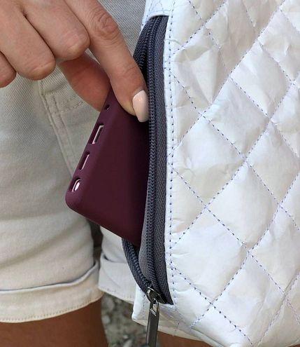 Сумка Ranzel Bags «Laura White», тайвек, белая, фото 4.