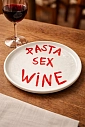 Тарелка ручной работы ММ керамика «Pasta Sex Wine», 19 см, превью фото 2