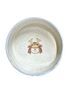 Миска ручной работы Керемет «Сиба-ину», голубая, керамика, 14 см