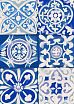 Постер интерьерный «Плитка «азулежу», А4, превью фото 1