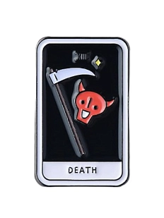 Значок эмалированный «Таро Смерть»