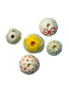 Подсвечник ручной работы для тонкой свечи в ассортименте, керамика