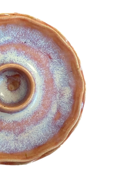 Подсвечник ручной работы Молис Керамика «Разводы», керамика, фото 3.