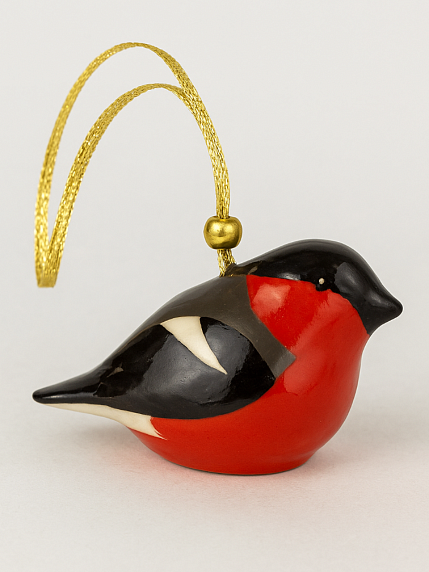 Игрушка на ёлку «Снегирь», фото 1.