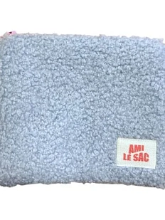 Мини-кошелёк ручной работы АМИ (Ami lé sac), голубой барашек