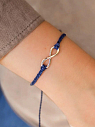 Браслет WAF WAF «Бесконечность», темно-синий, превью фото 2