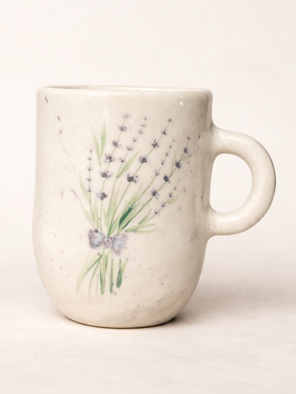 Кружка ручной работы Верба керамика «Лаванда», керамика, 350 мл, фото 2.