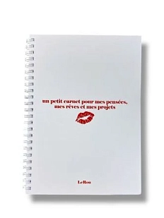 Блокнот ЛеРу «Un petit carnet» на пружине, А5, 50 листов, белый