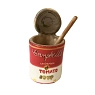 Солонка Глинка керамика в форме банки супа Campbell's, превью фото 1