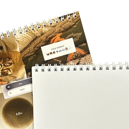 Блокнот на пружине АМИ (Ami lé sac) «Cozy season», А5, 40 листов, фото 2.