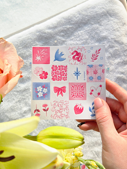 Стикерпак «Детали», 10,5*10,5 см, фото 2.