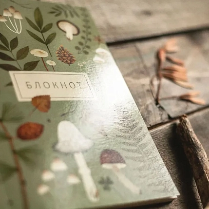 Блокнот «Из леса», А5, 42 листа, светло-зелёный, фото 3.