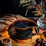 Кружка ручной работы Андуин Велес «Полночь Волшебства», фарфор, 400 мл, превью фото 2