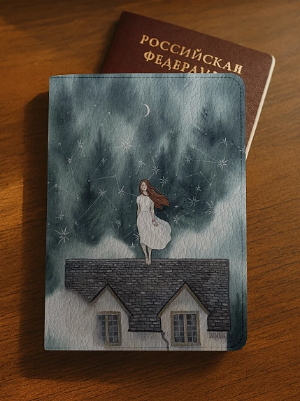 Обложка на паспорт «Пробуждение», Спешилова Анна, фото 3.