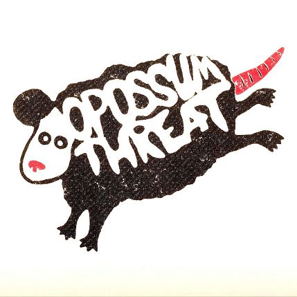 Футболка Barking Store «Opossum threat», L жен., кремовый, фото 2.