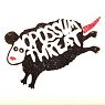 Футболка Barking Store «Opossum threat», L жен., кремовый, превью фото 2