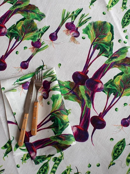 Полотенце «Горошки», белое, фото 1.