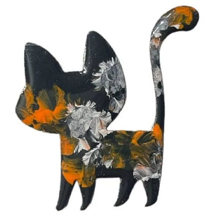 Брошь «Кошка» №3, фото 1.