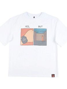 Оверсайз футболка Barking Store «1000 steps», 3XL, белый