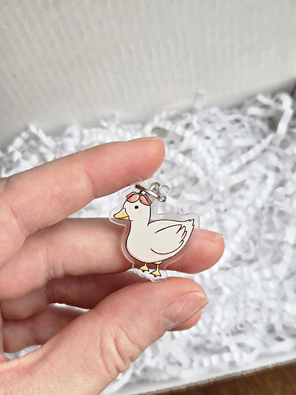 Брелок на нитке «Уточка», фото 3.